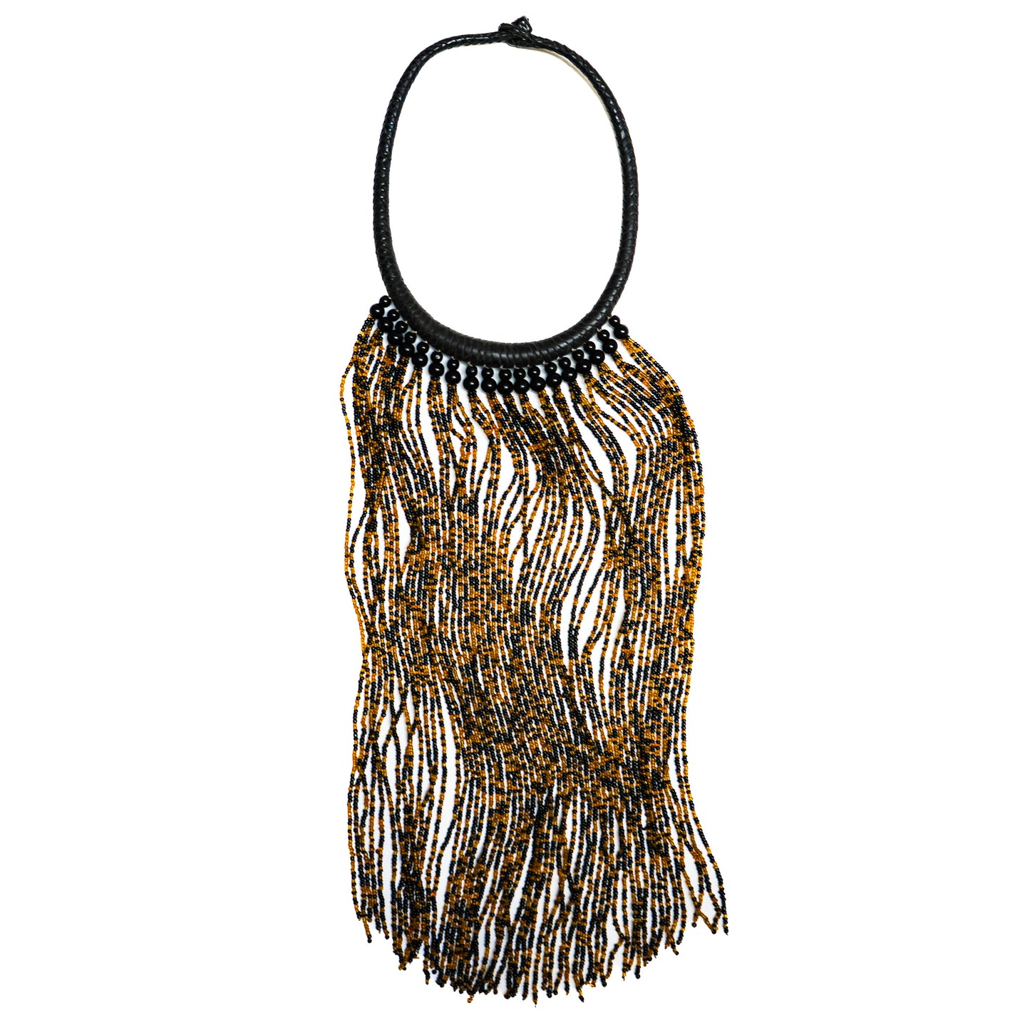 Tassle Beaded Fringe Necklace