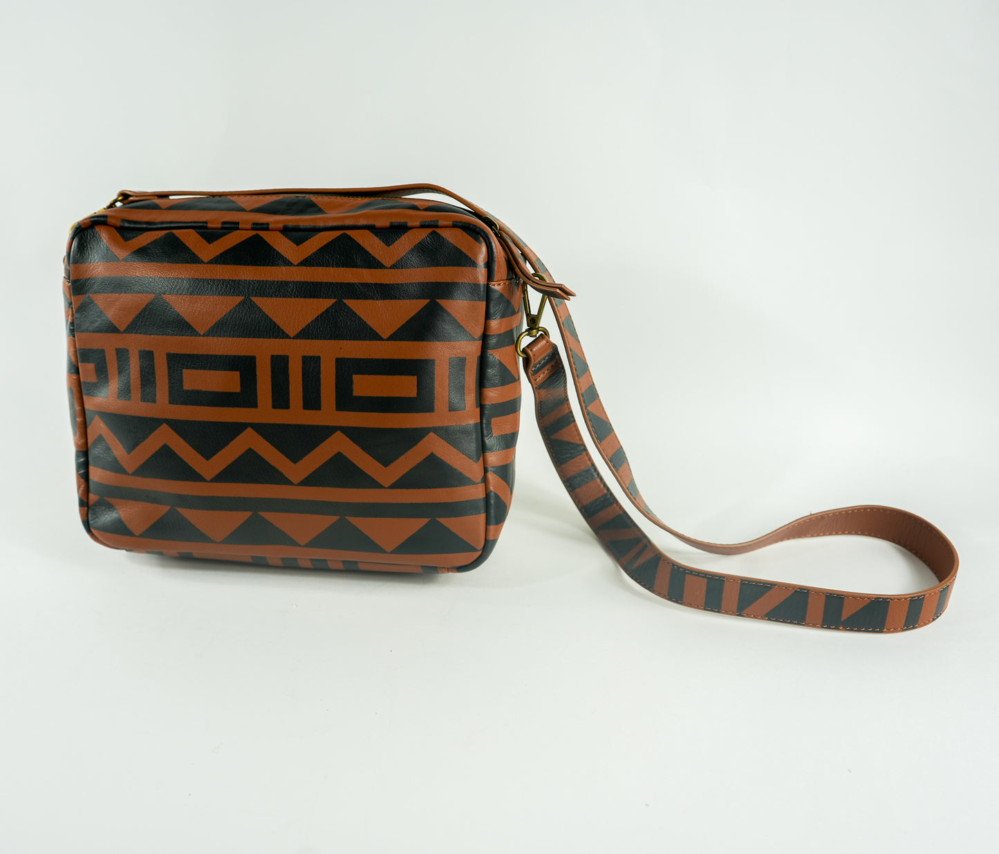 Marche x Printed Pattern People Crossbody Bag