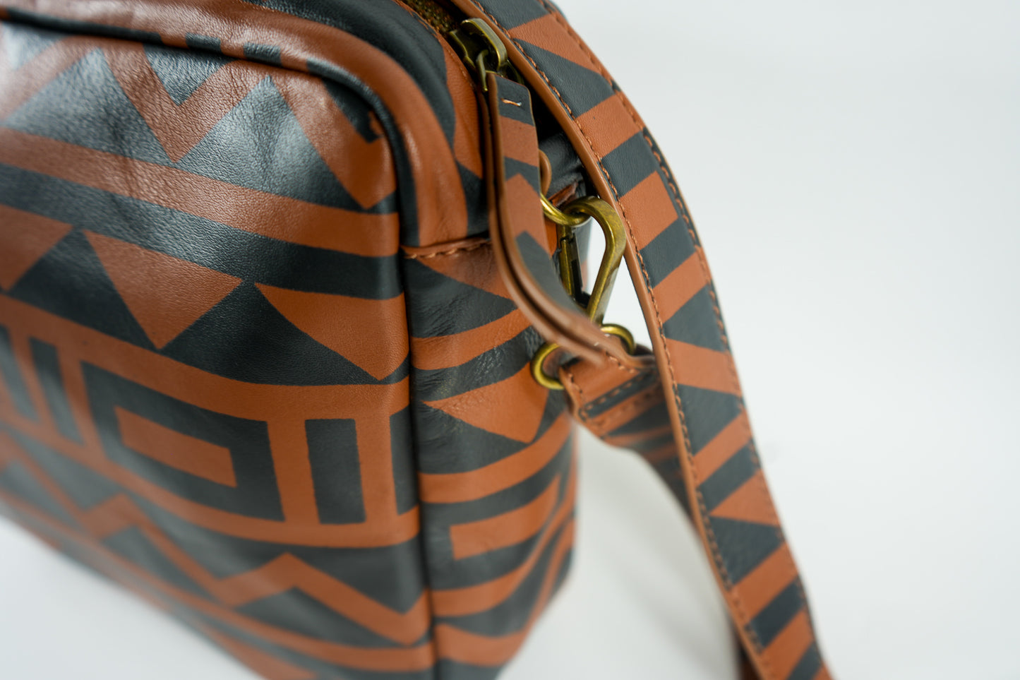 Marche x Printed Pattern People Crossbody Bag