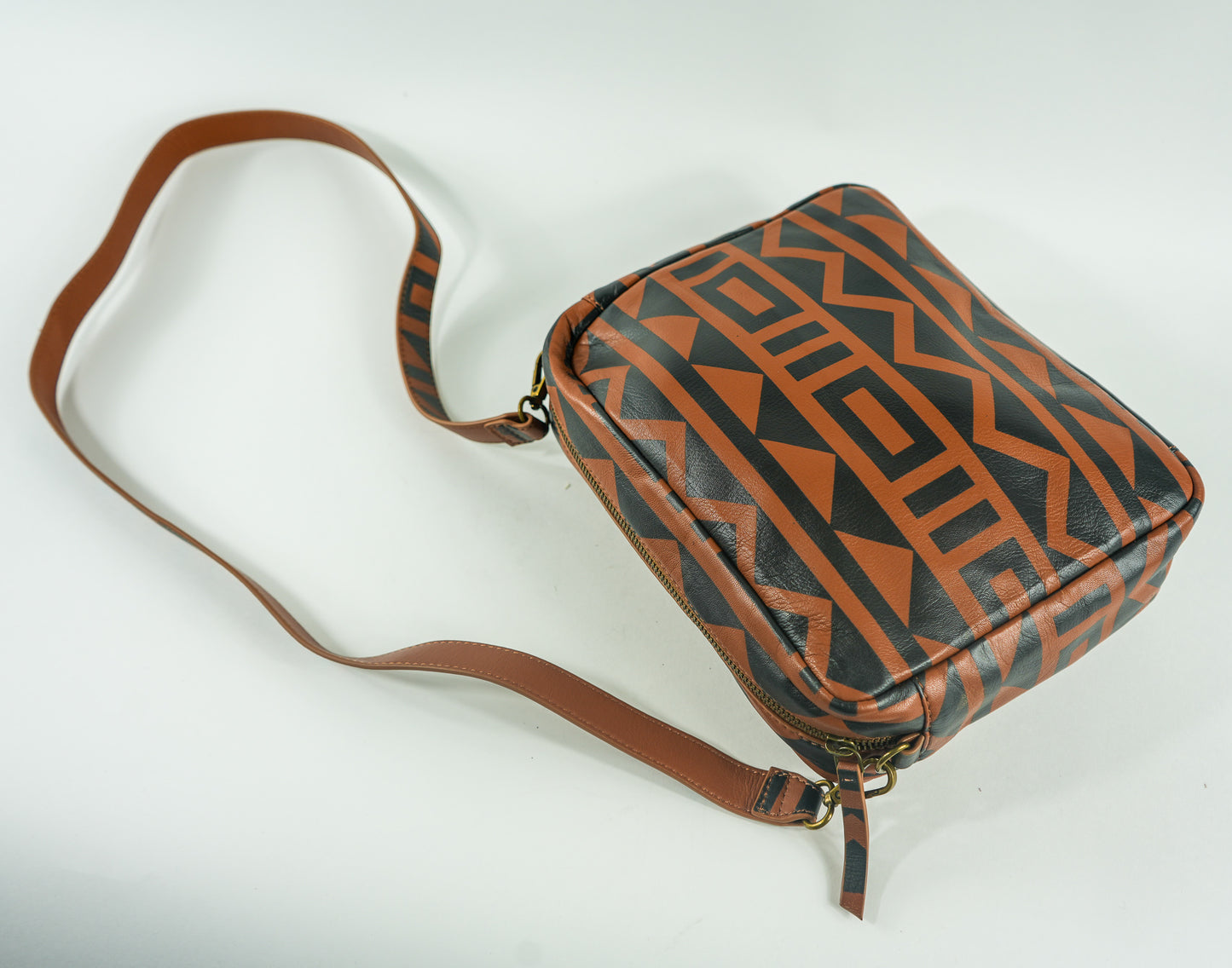 Marche x Printed Pattern People Crossbody Bag