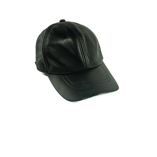 Leather Baseball Cap