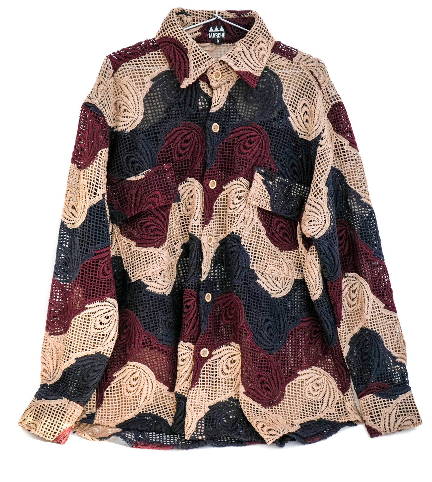 Fulton Colorblock Lace Shirt