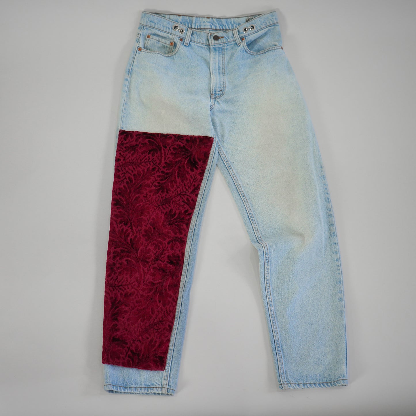 Tapestry Patchwork Jeans Light Wash (W 33)