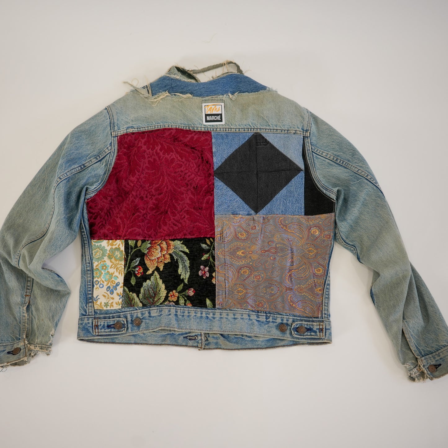 Brocade & Tapestry Patchwork Jacket (S)