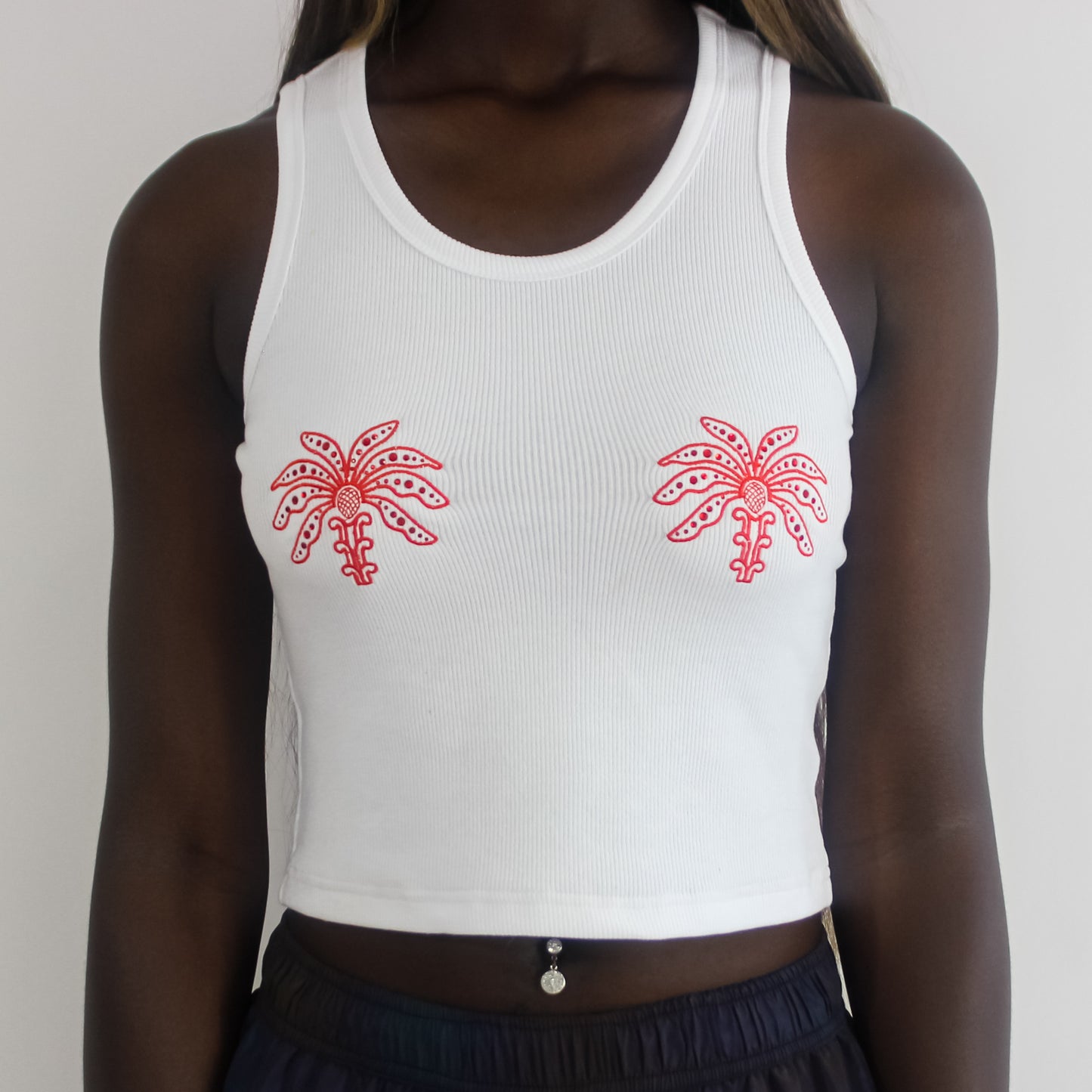 Palm Tree Tank - Red