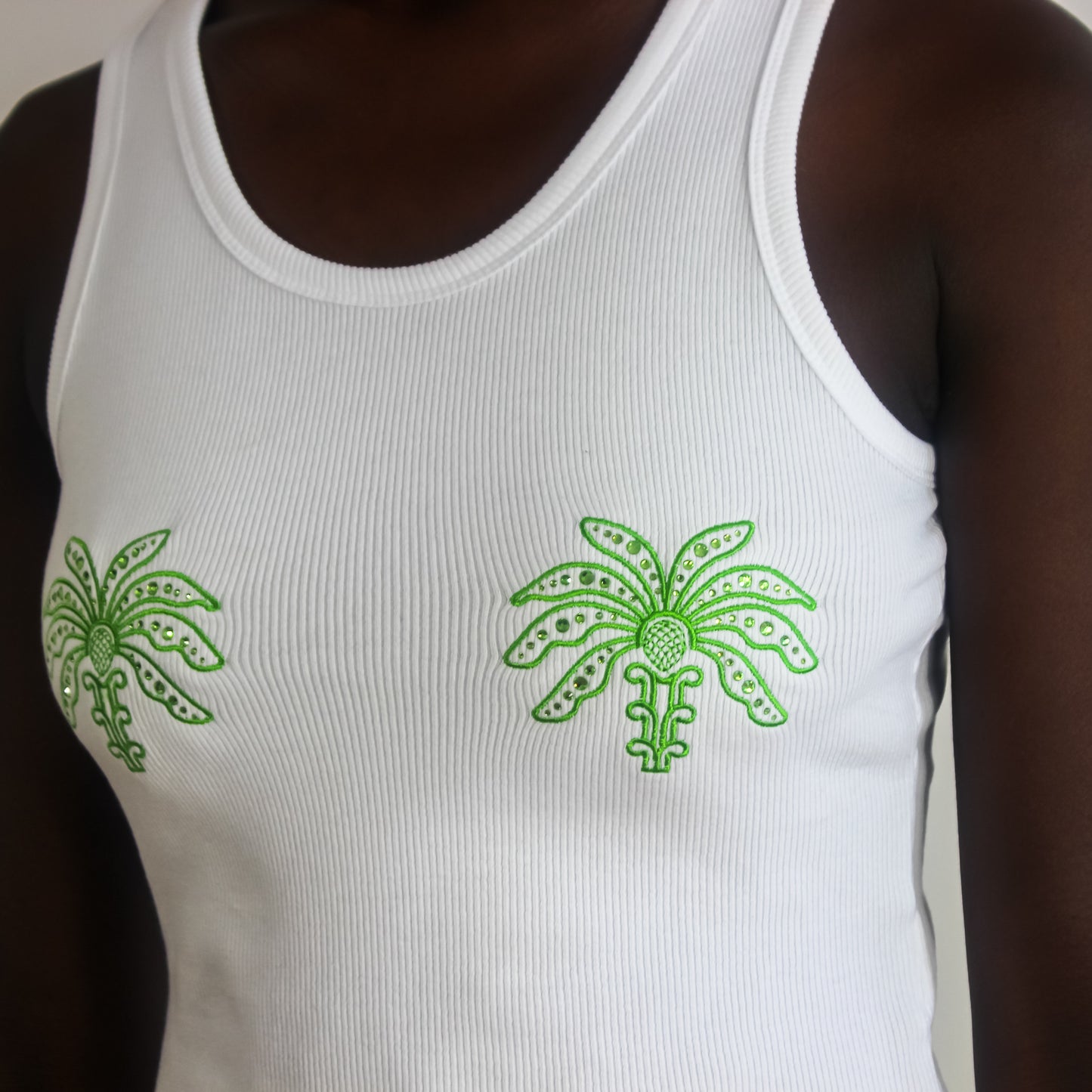 Palm Tree Tank - Green