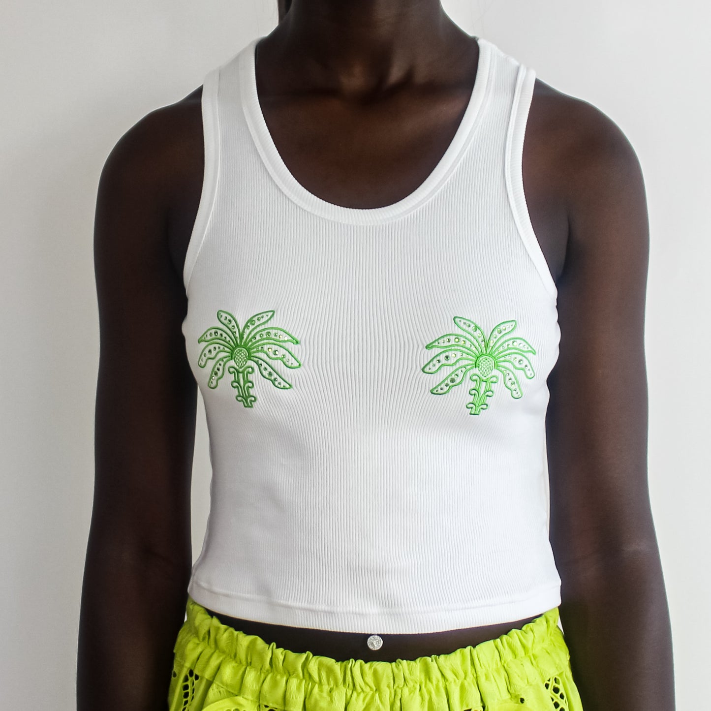 Palm Tree Tank - Green