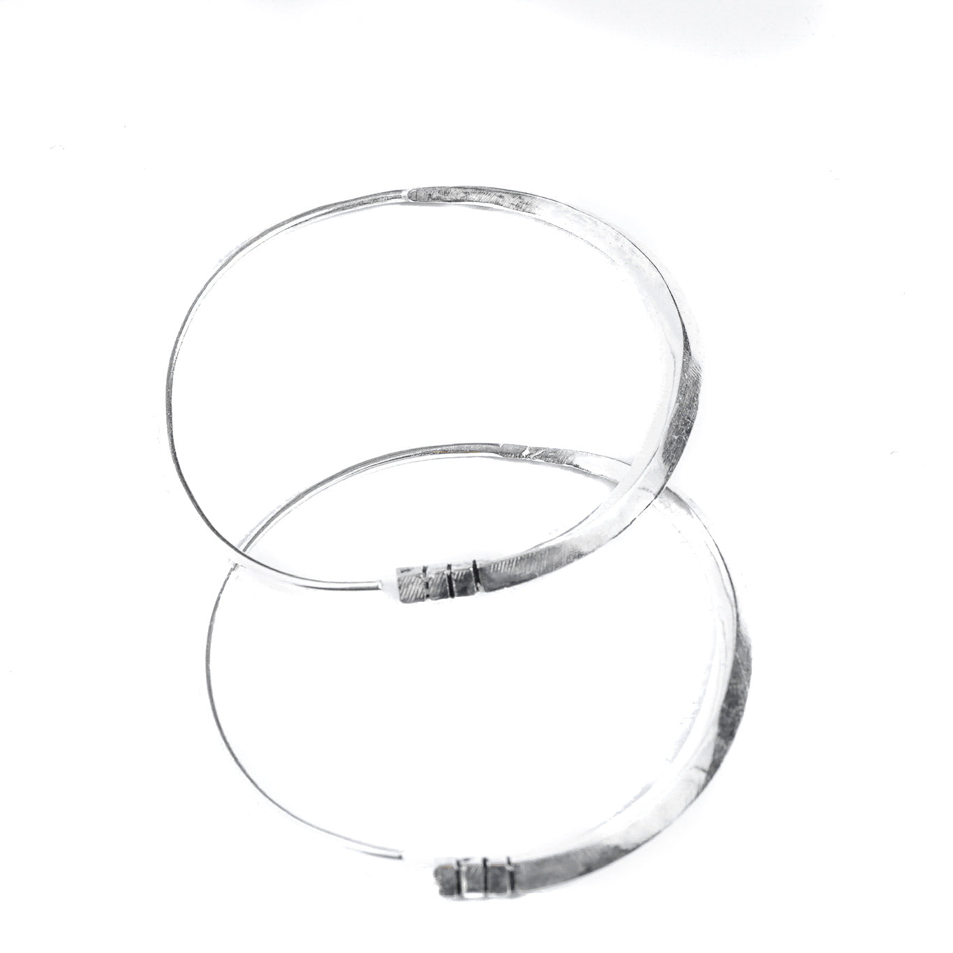 Fatima Hoop Sterling Silver Earrings